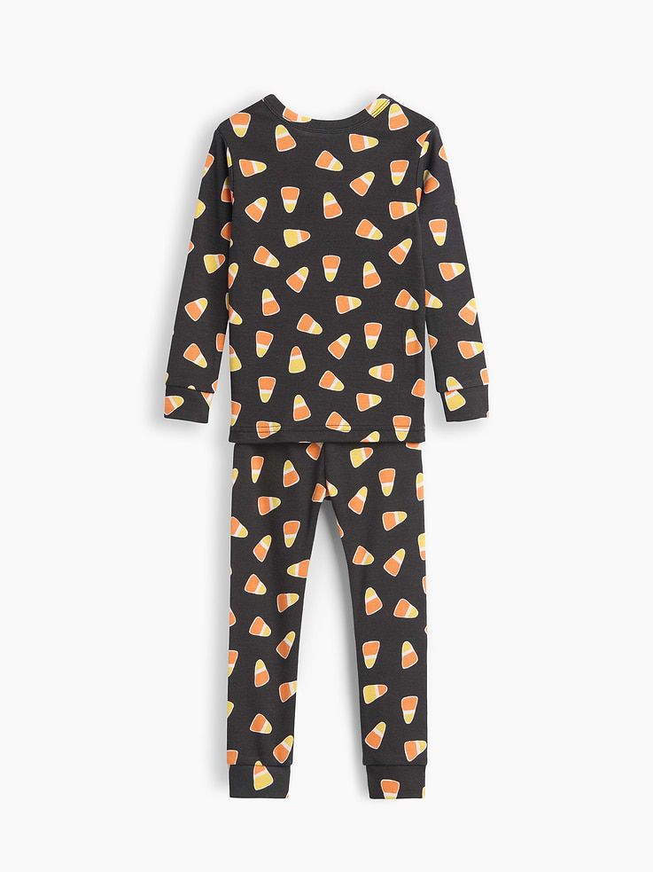 Image number 2 showing, Baby & Toddler Organic Brushed Cotton Candy Corn PJ Set