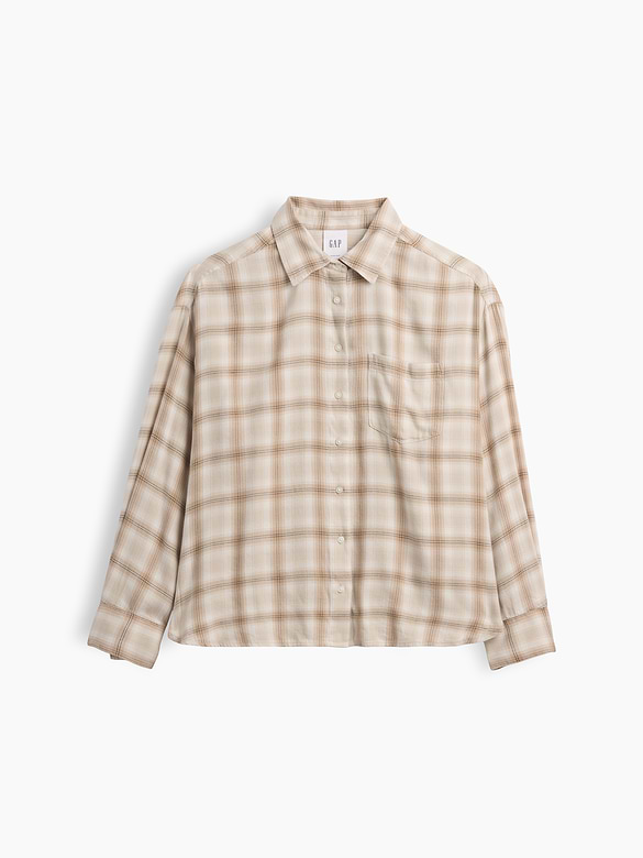 Oversized Shirt in Flannel
