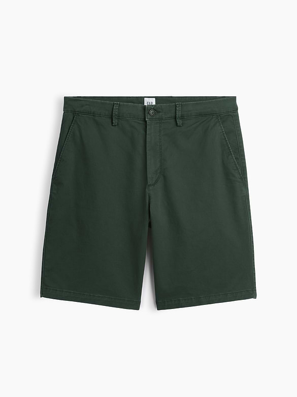 9" Essential Khaki Shorts