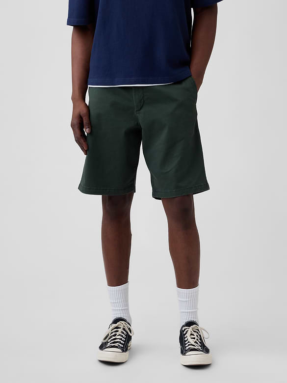 9" Essential Khaki Shorts