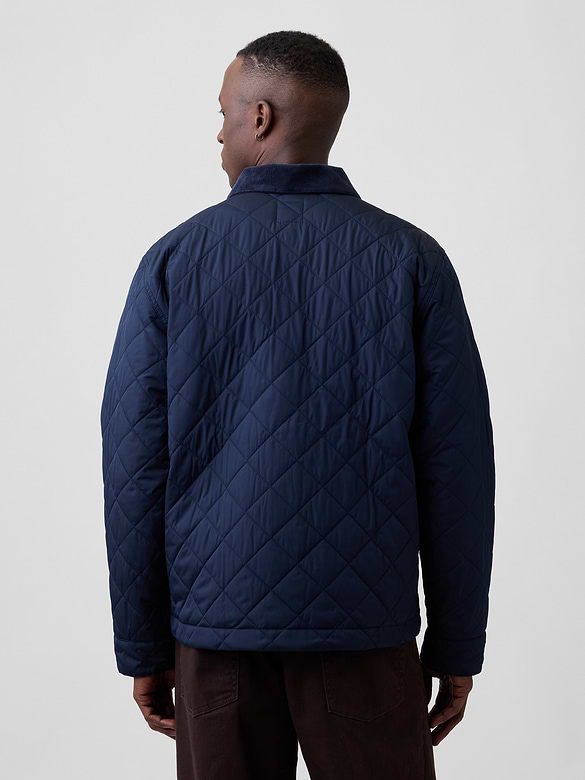 Relaxed Quilted Workwear Jacket