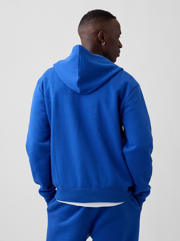 Relaxed Gap Logo Zip Hoodie