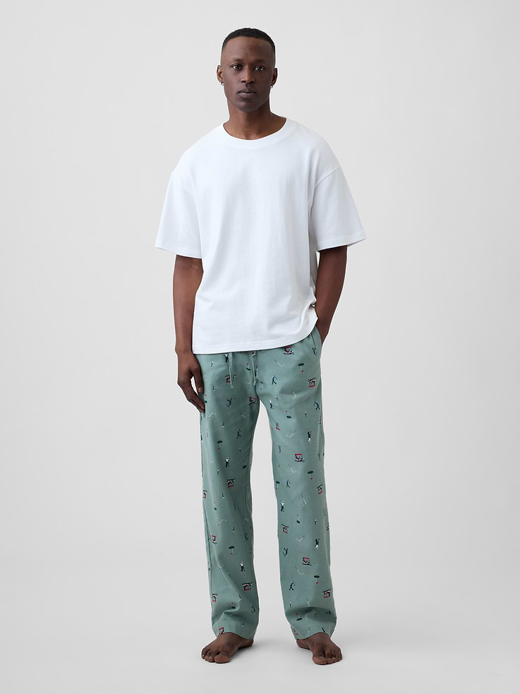 Image number 1 showing, Relaxed Flannel PJ Pants