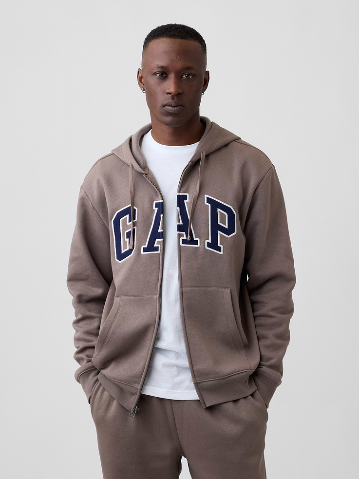 Image number 1 showing, Relaxed Gap Logo Zip Hoodie