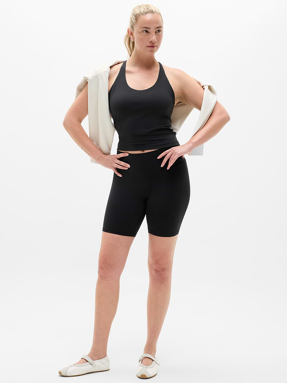 Transcend Crossback Built-In Bra Tank