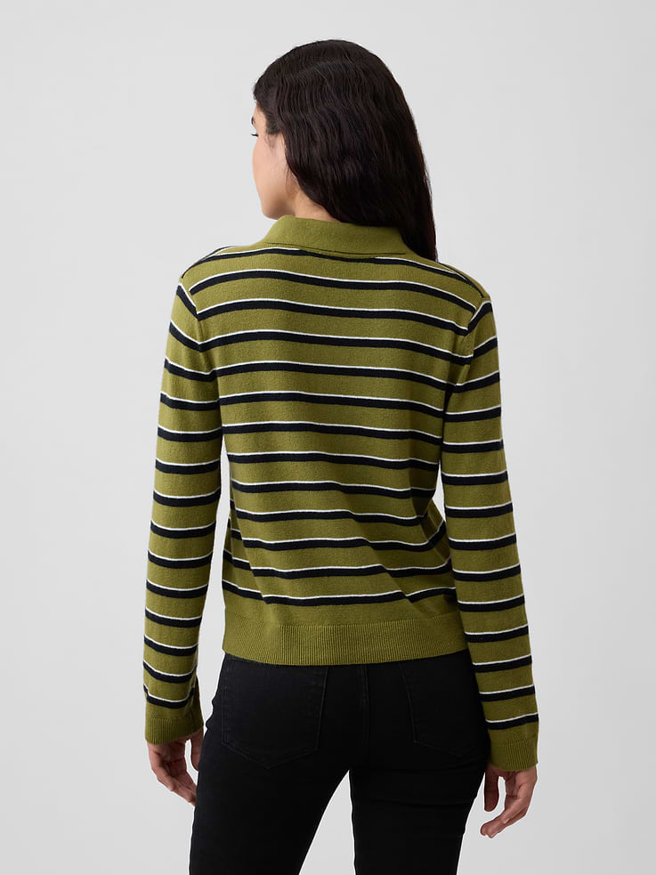 Image number 2 showing, CashSoft Relaxed Sweater Polo Shirt