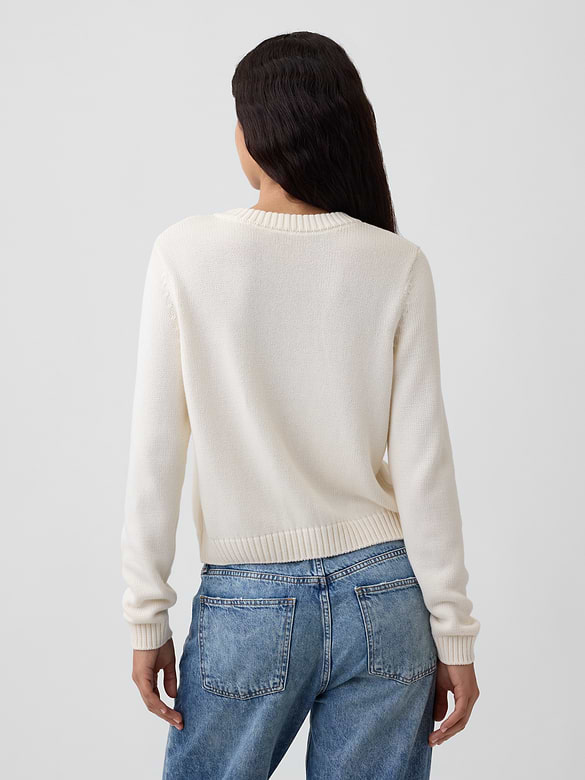 Crewneck Cardigan