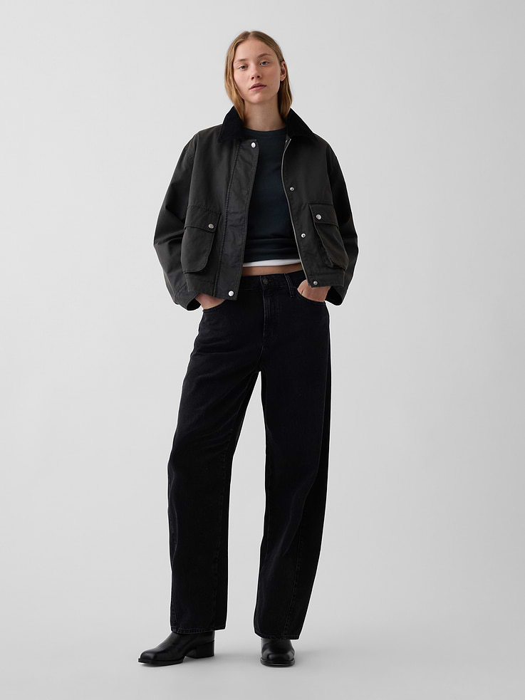 Image number 2 showing, Waxed Canvas Barn Jacket