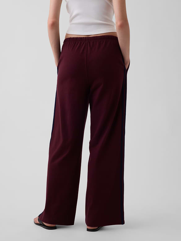 Knit Relaxed Track Pants