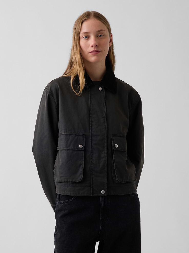 Image number 1 showing, Waxed Canvas Barn Jacket