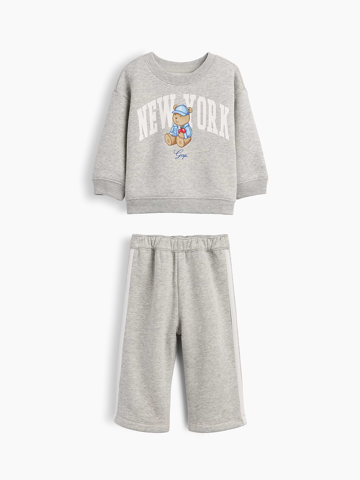 Image number 1 showing, Baby VintageSoft Brannan Bear Sweat Set