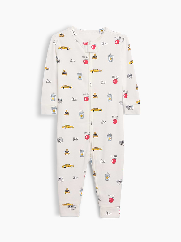 Baby & Toddler Organic Cotton Print One-Piece
