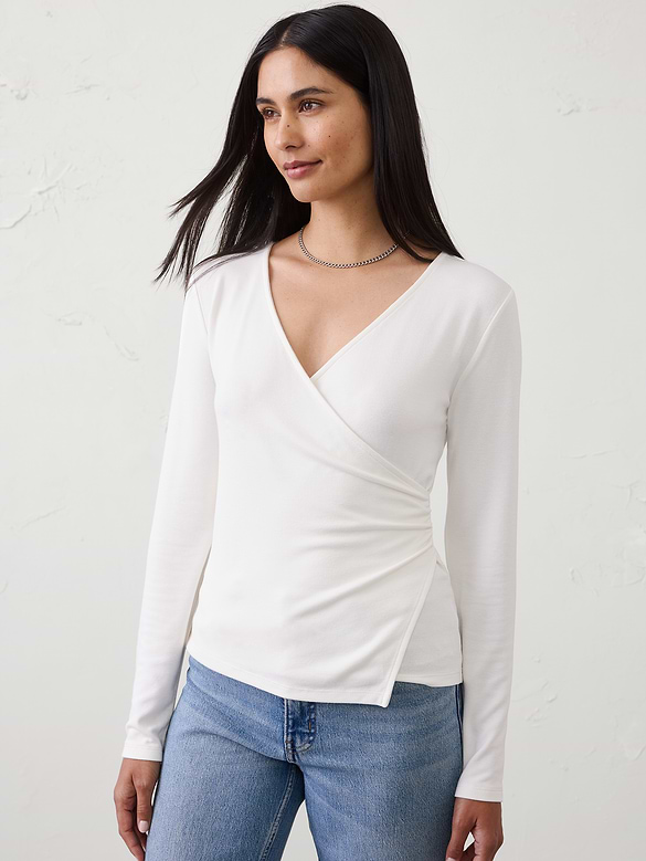 Soft Luxe Wrap Top