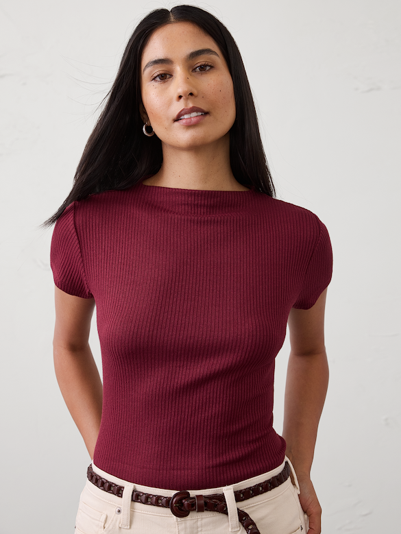 Soft Luxe Ribbed T-Shirt