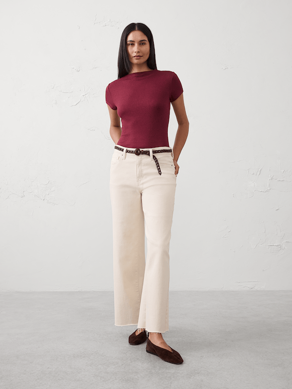 Soft Luxe Ribbed T-Shirt