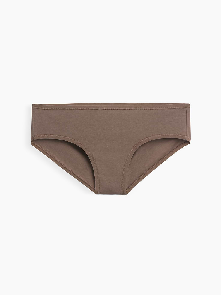 L'image numéro 5 présente Culotte taille basse en coton biologique extensible PureDouceur