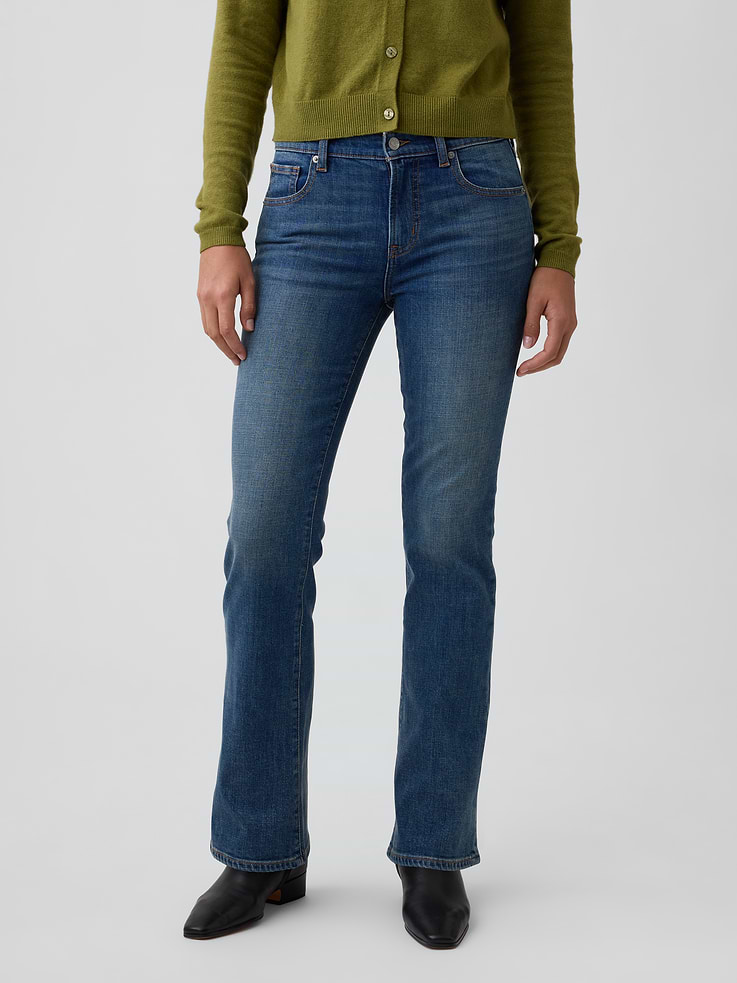 Image number 2 showing, Mid Rise Boot Jeans