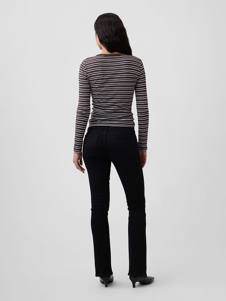 Image number 4 showing, Mid Rise Universal Baby Boot Jeans