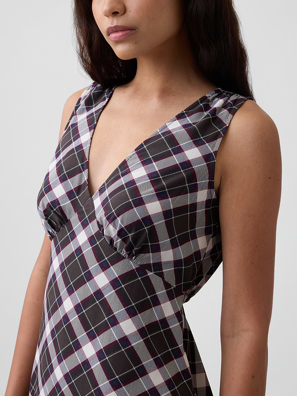 Sleeveless V-Neck Mini Dress