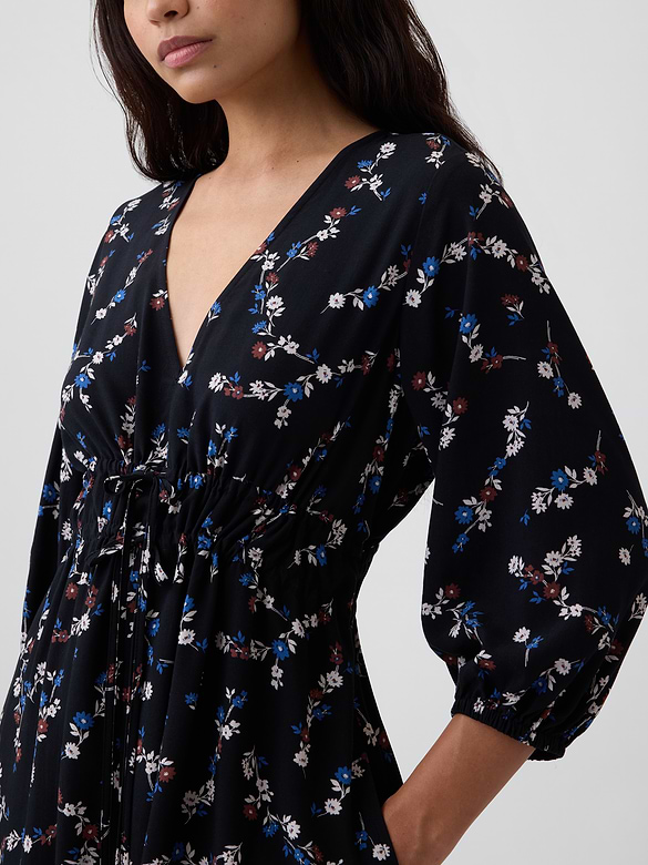 Tie-Front Mini Dress