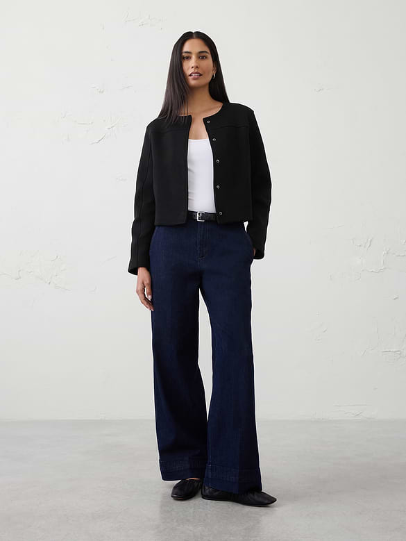 Weekender Cropped Cocoon Jacket