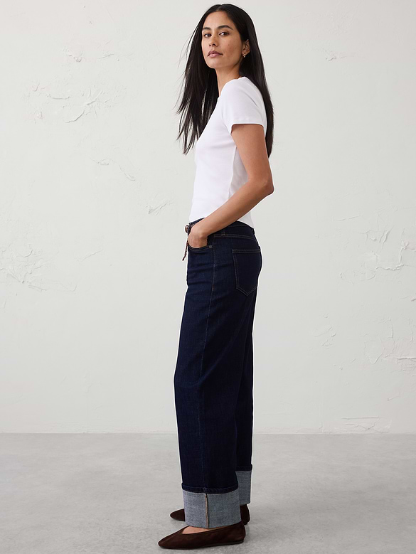Straight High-Rise Jean