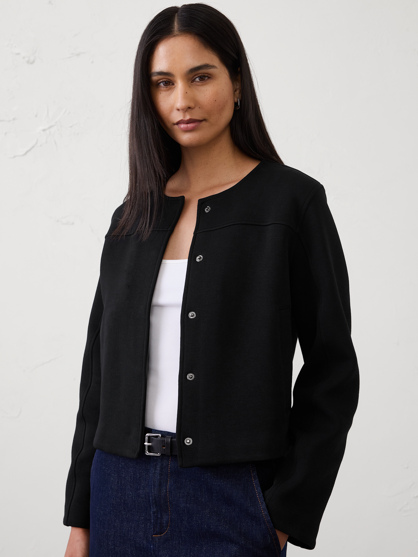 Image number 3 showing, Weekender Cropped Cocoon Jacket