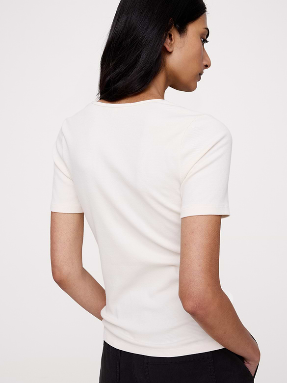Ribbed Henley