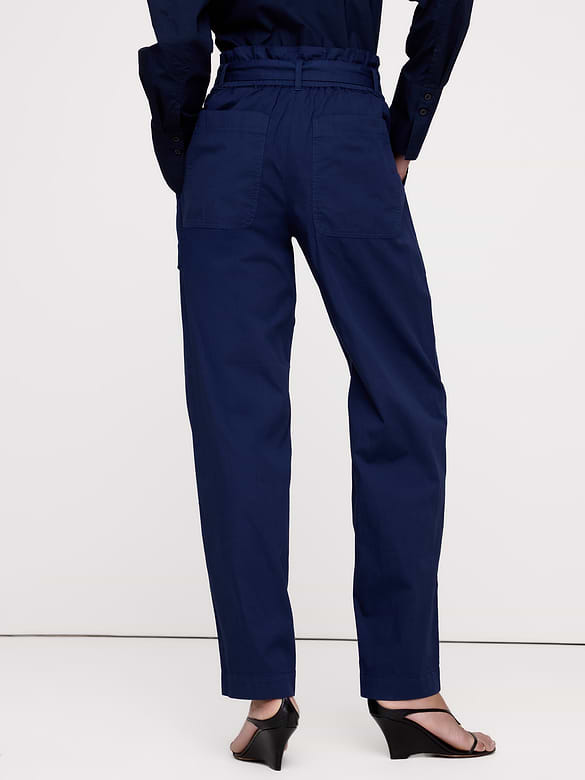 Ripstop Cotton Paperbag Pant