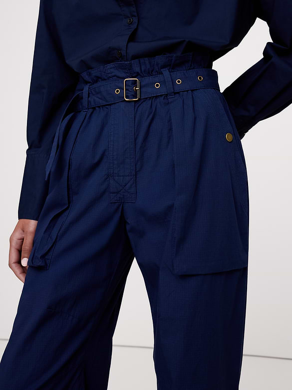 Ripstop Cotton Paperbag Pant