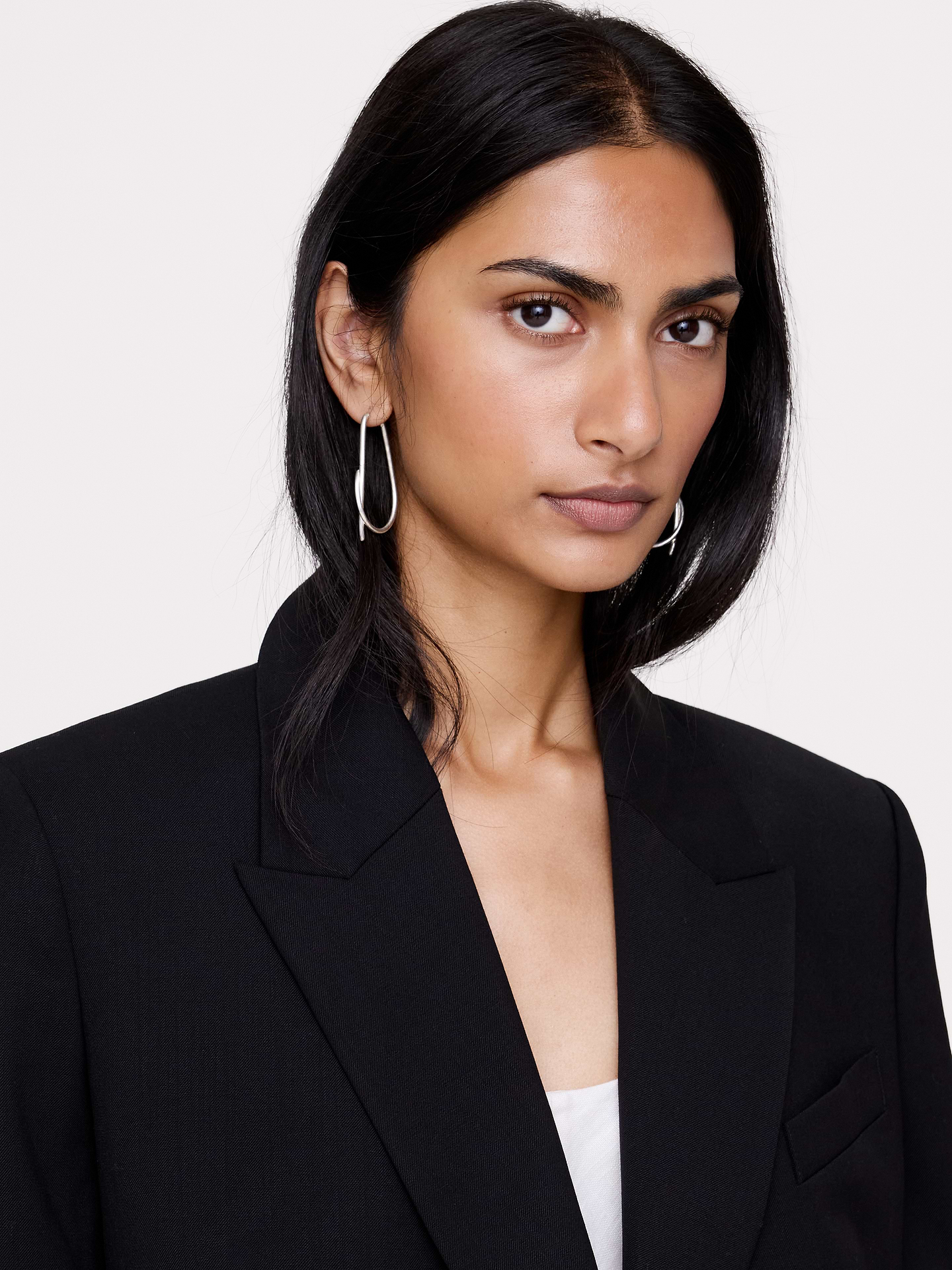 Image number 2 showing, Large Knotted Hoop Earrings