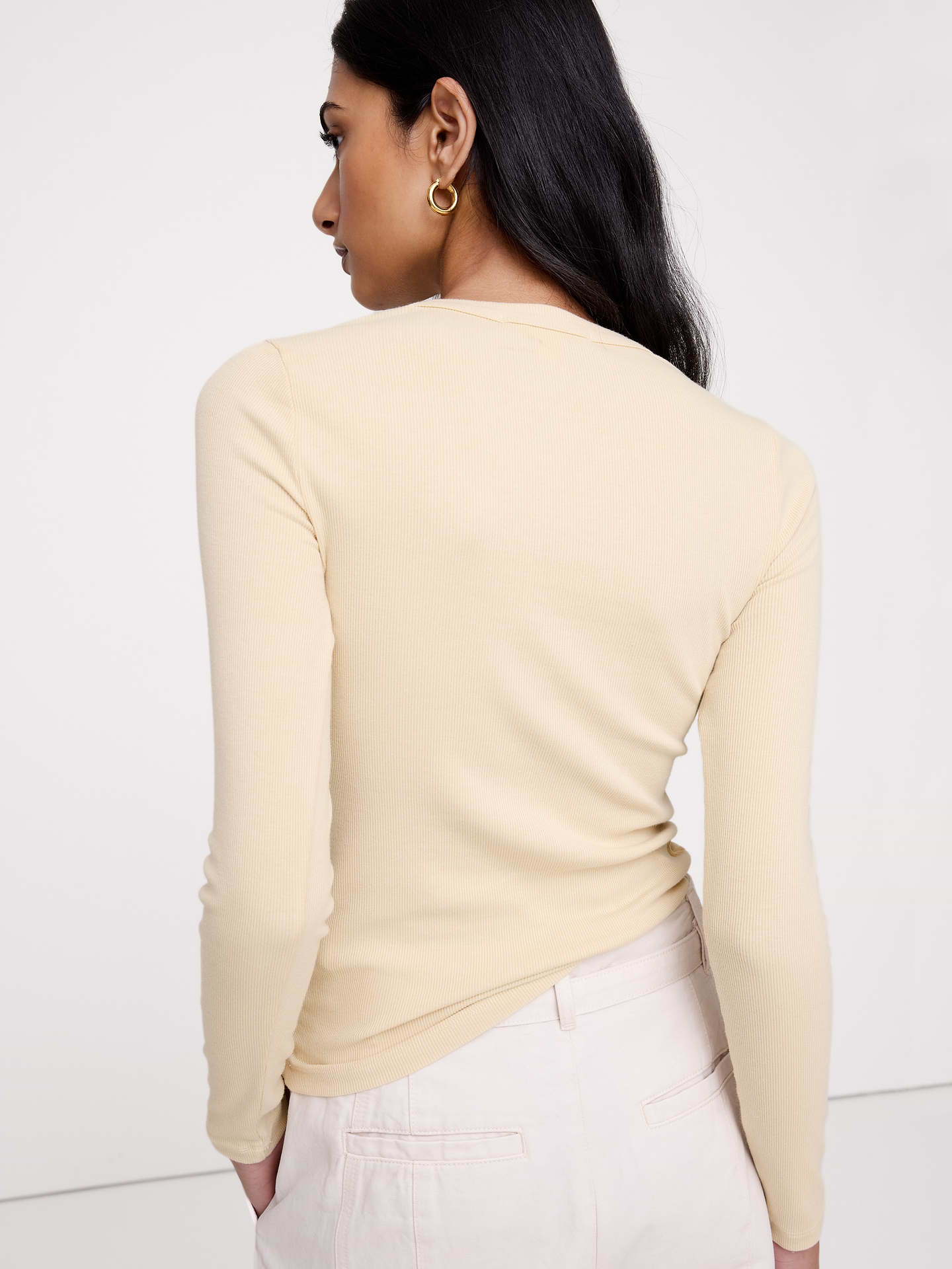 Image number 8 showing, Ribbed Crew-Neck T-Shirt