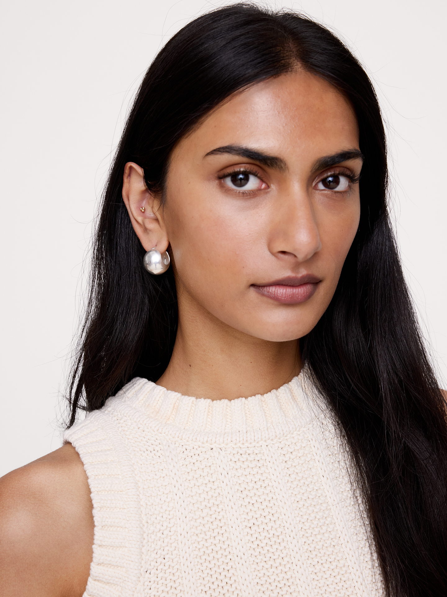 Image number 2 showing, Bubble Hoop Earrings