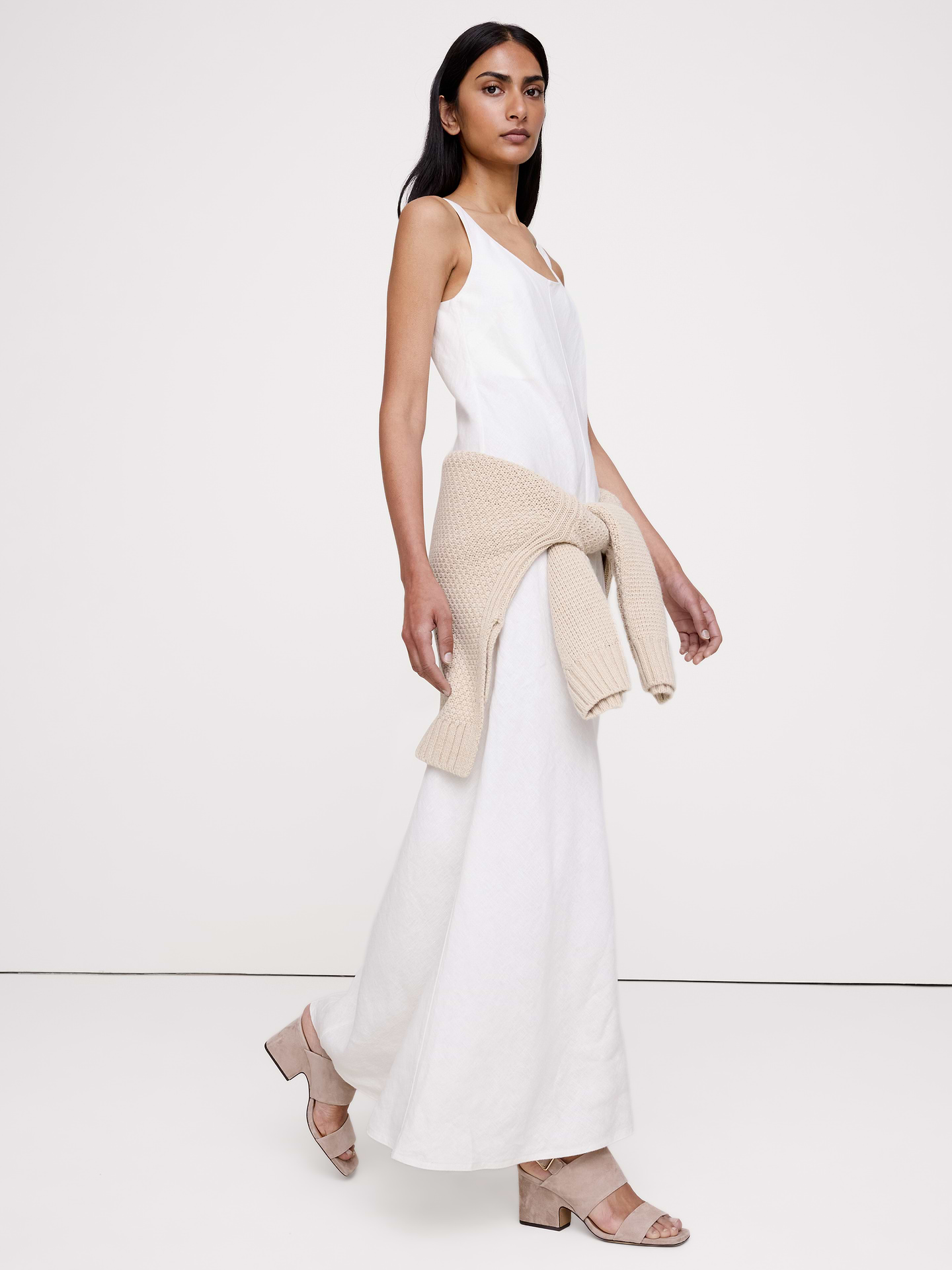 Image number 7 showing, Suede Block-Heel Sandal