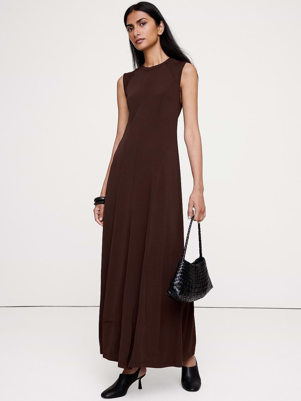 casual modern dresses for women Nmoder Stand Collar Church Fit and Flare Dress Ball Gown Prom Dresses, Metallic Bronze Size:11 years US numeric The Prima jersey midi