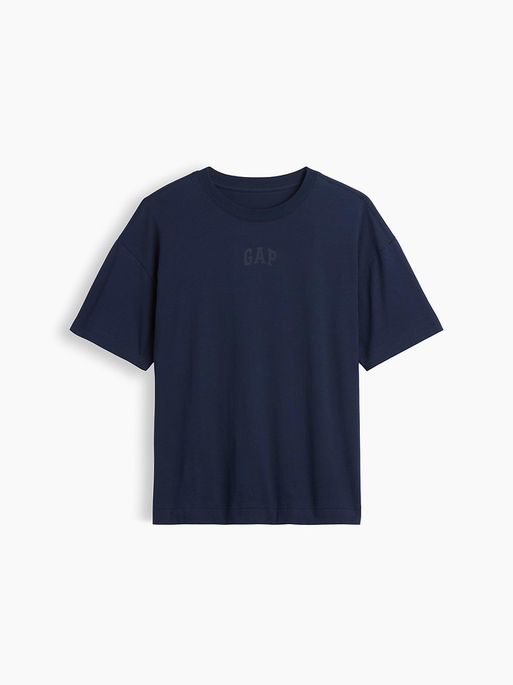 Image 5 of 5, Organic Cotton VintageSoft Oversized Logo T-Shirt