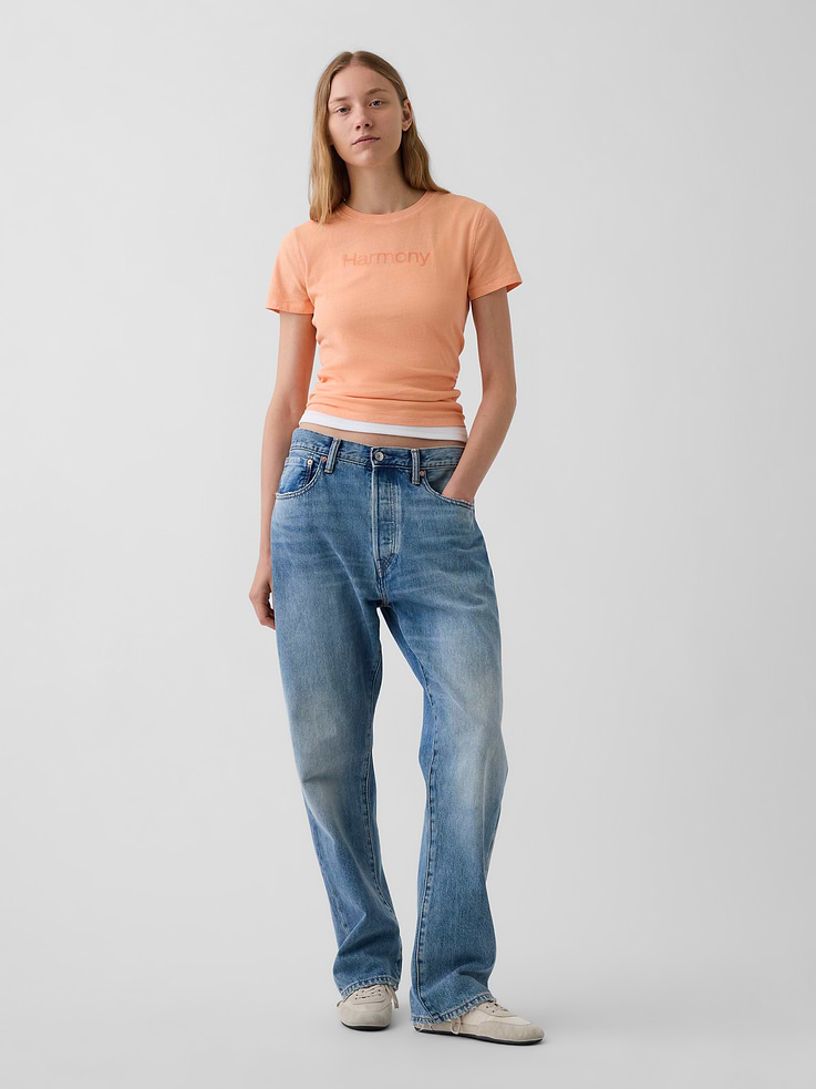 Image number 2 showing, 100% Cotton Authentic Shrunken Graphic T-Shirt