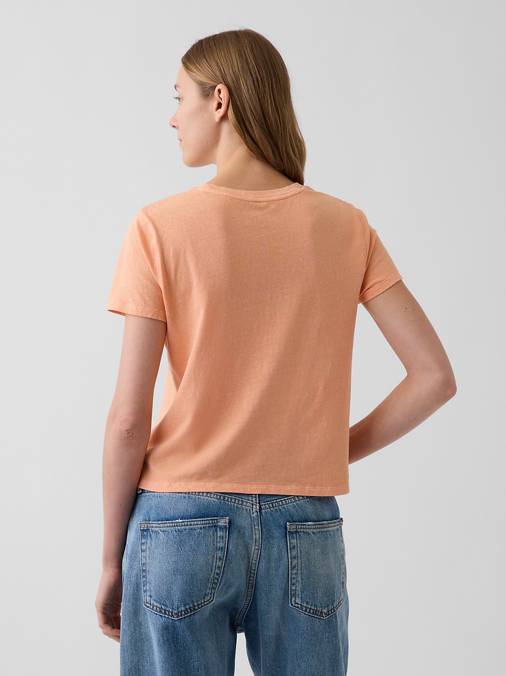 Image number 3 showing, 100% Cotton Authentic Shrunken Graphic T-Shirt
