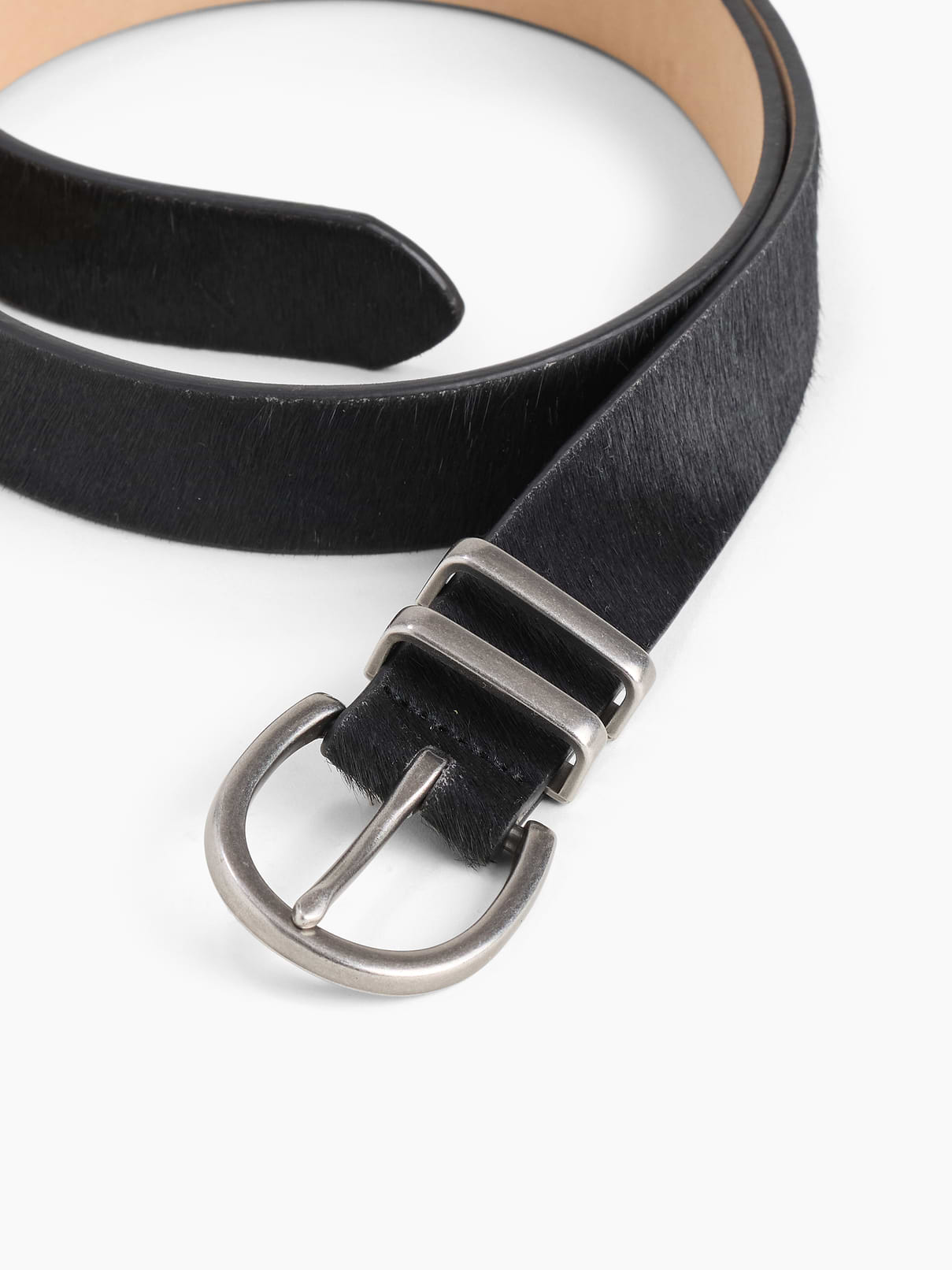 Image number 2 showing, Calf Hair Belt