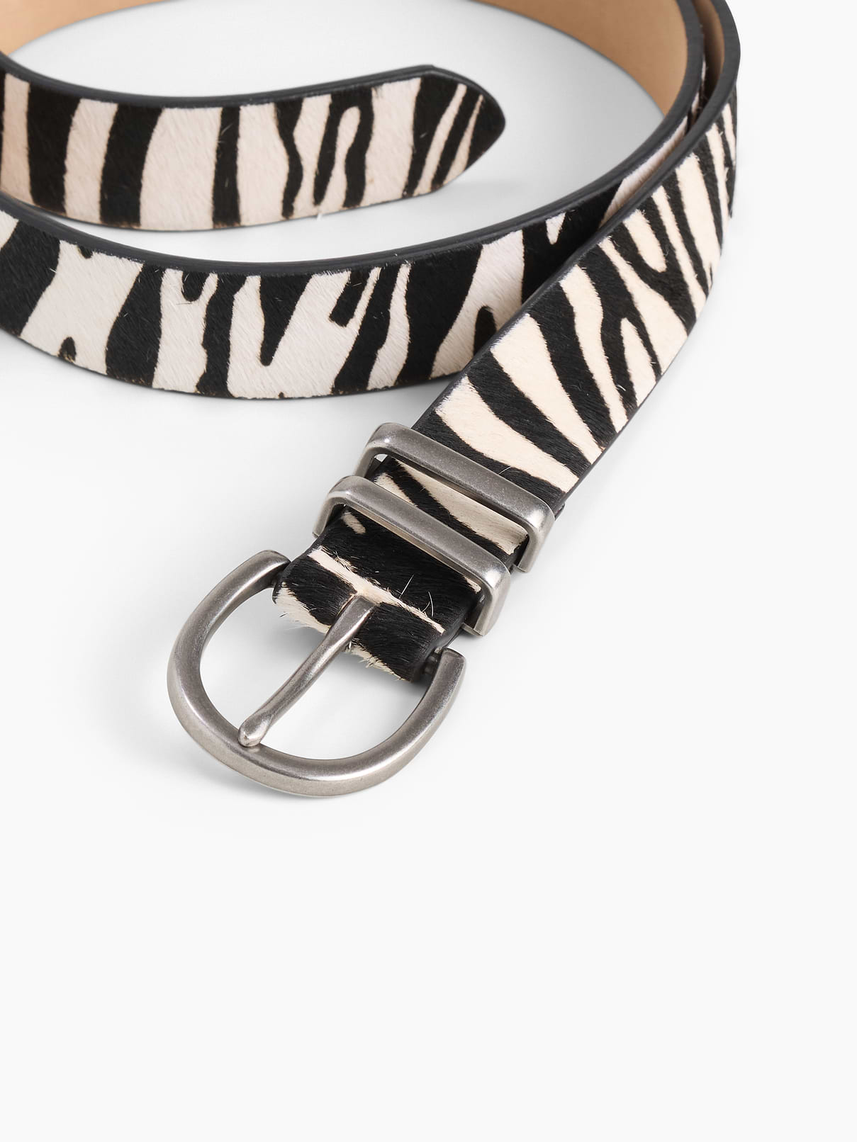 Image number 2 showing, Calf Hair Belt