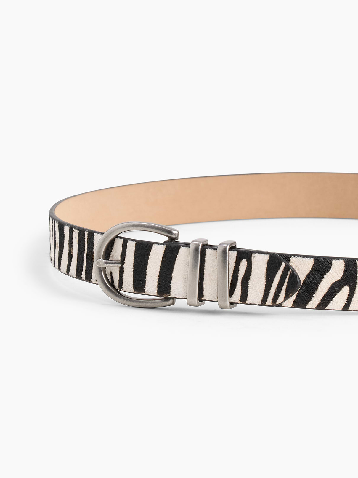 Image number 3 showing, Calf Hair Belt
