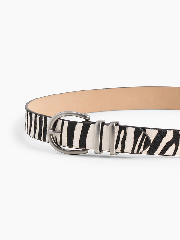 Calf Hair Belt