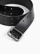 L'image numéro 2 présente Ceinture en cuir à double ardillon