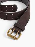 L'image numéro 2 présente Ceinture en suède à boucle à double ardillon