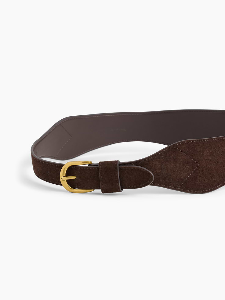 Image number 3 showing, Suede Oversized Belt