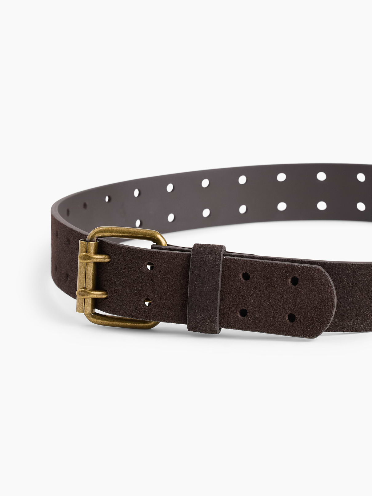 L'image numéro 3 présente Ceinture en suède à boucle à double ardillon