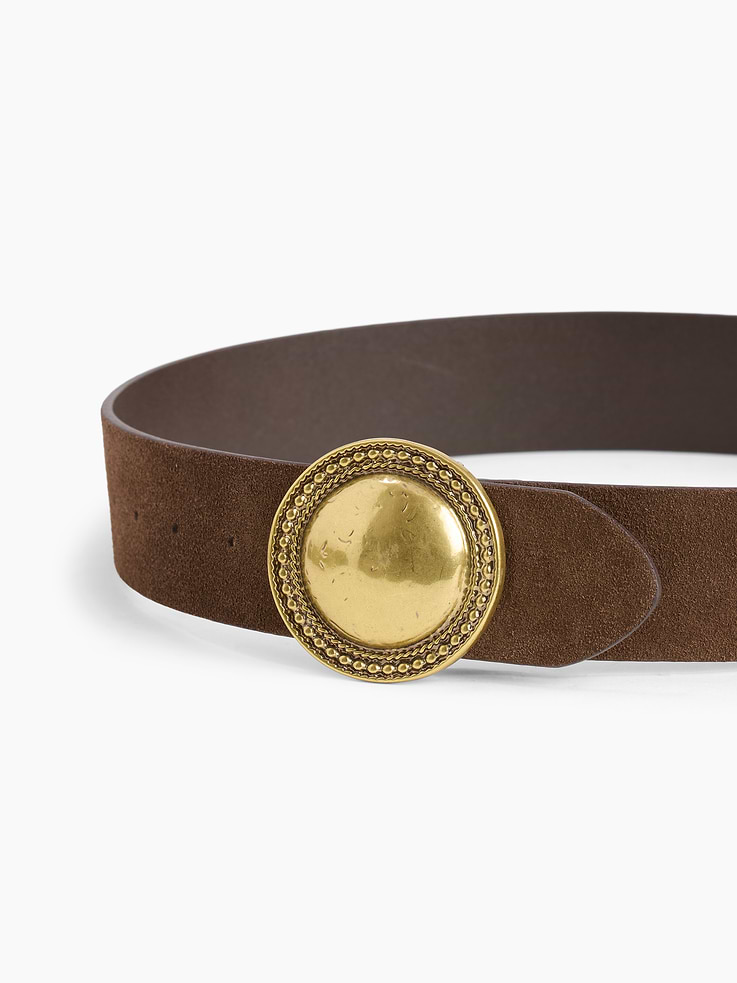 Image number 4 showing, Suede Western Belt