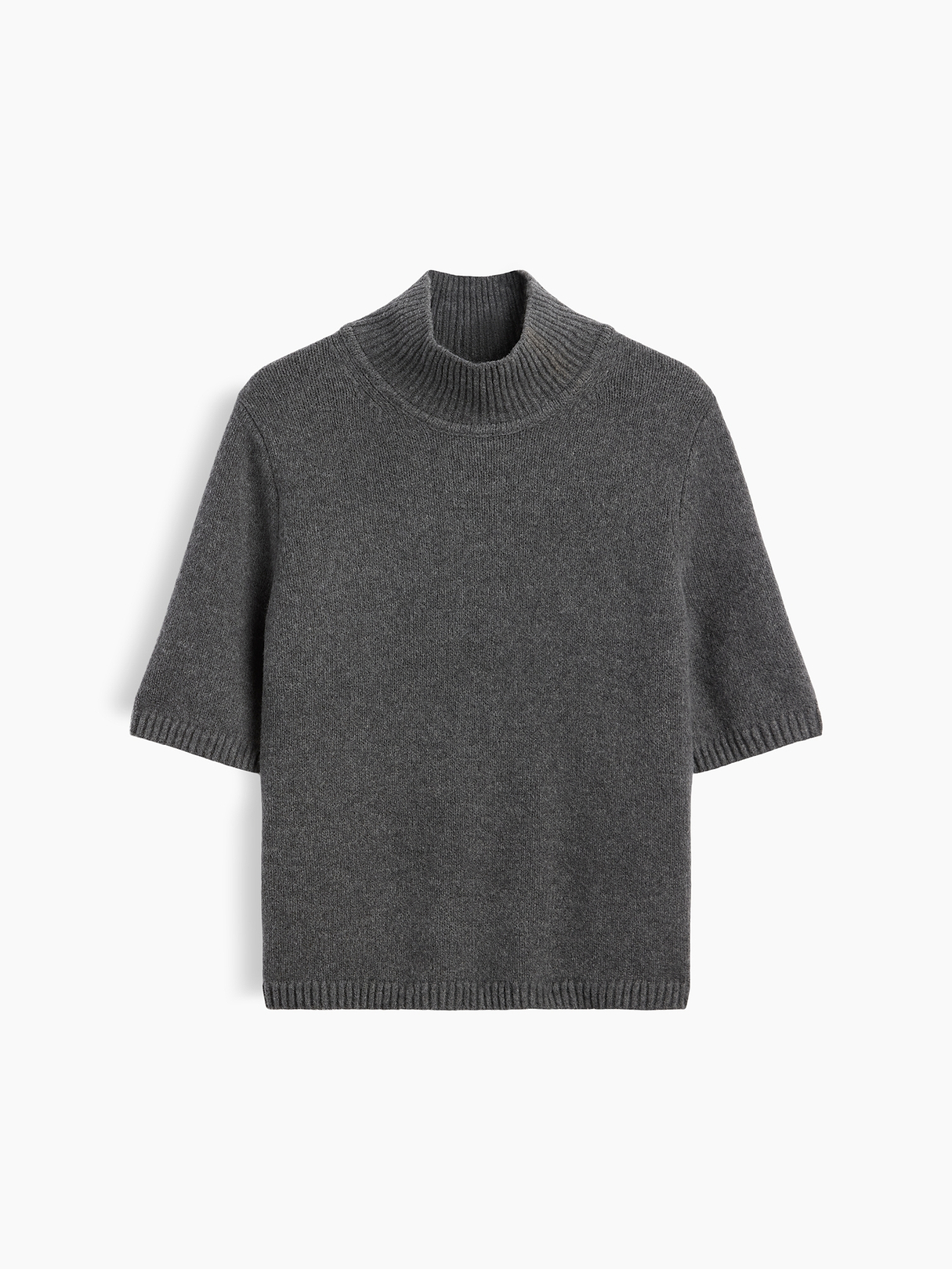 CashSoft Mockneck Elbow-Sleeve Sweater | Gap
