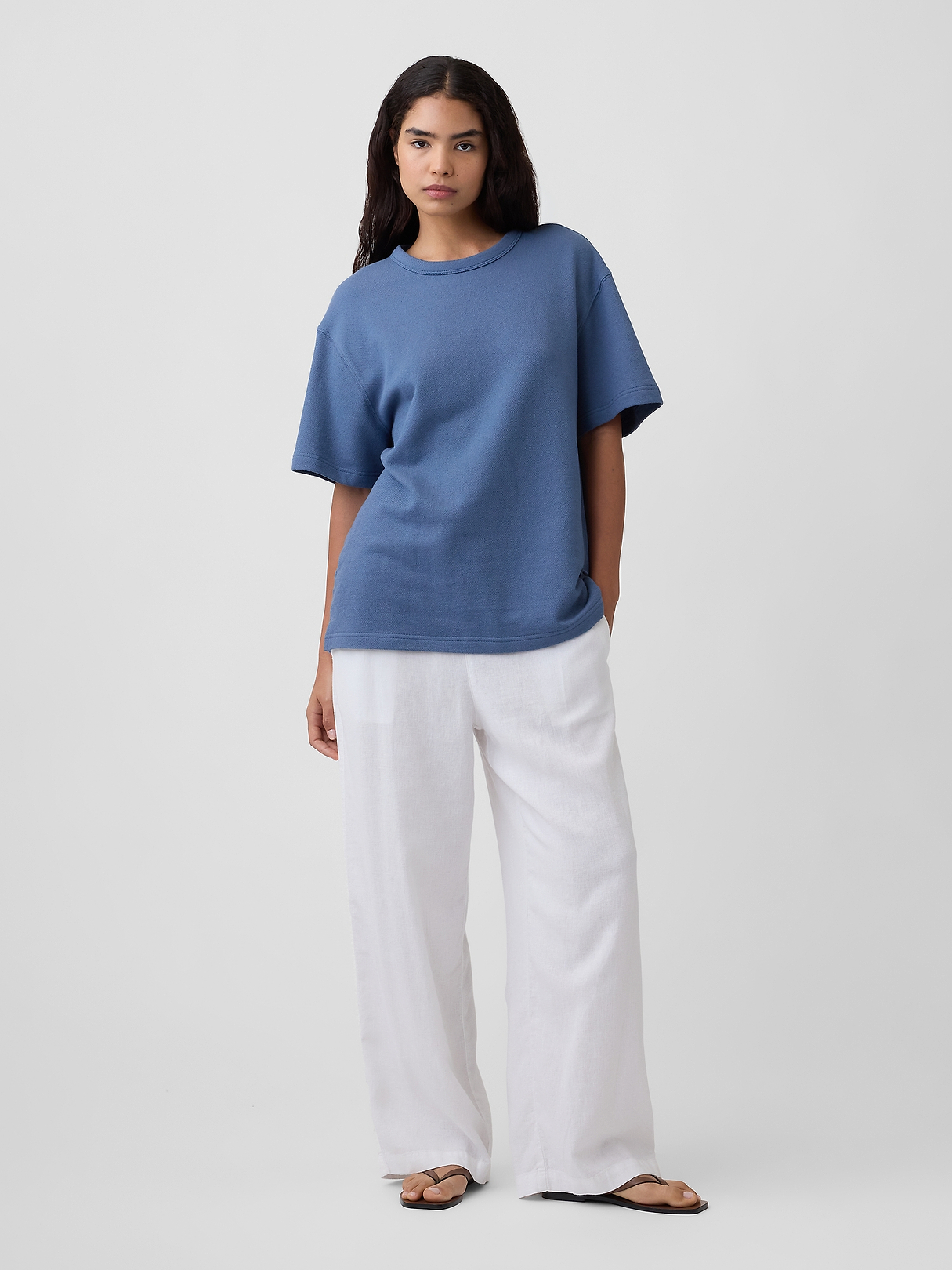 Adult Relaxed French Terry T-Shirt | Gap Factory