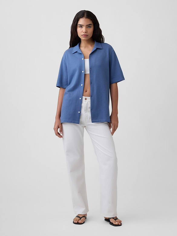 Adult French Terry Vacay Shirt in Standard Fit